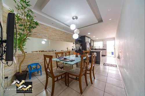 Sobrado Com 3 Dormitórios À Venda, 128 M² Por R$ 520.000 - Parque Das Nações - Santo André/sp - So0933