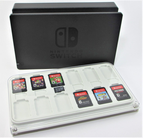 Carcasa - Case Porta Cartuchos Para Nintendo Switch Oled
