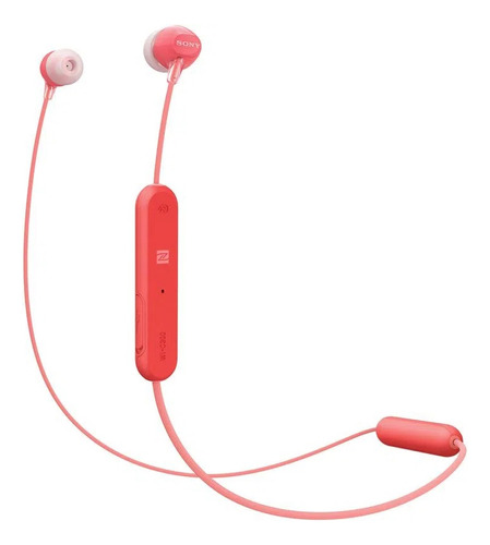 Audifono Sony Wi-c300 Bluetooth  Rojo