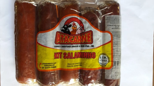 Salaminho Salame Canastra Artesanal / Kit Com 5 Sabores