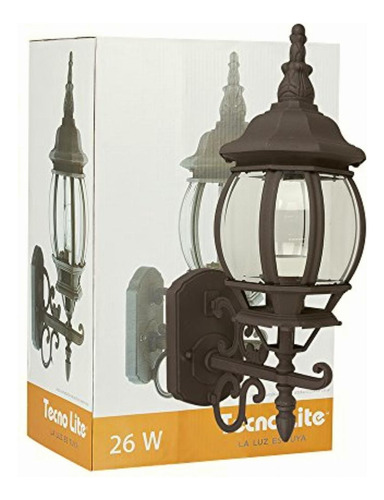 Farol Exterior, Lámpara De Pared, Base E27, Ip 44, 100 240