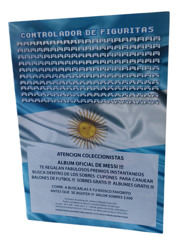 Álbum Play Messi - Vida Y Pasion Completo - Laminas Pegadas