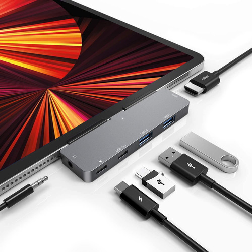 Rreaka Usb C Hub Para iPad Pro 2018/2020, 10.9  iPad Air 4,