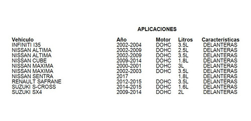 Balatas Delanteras Altima 2004 Fritec 3.5l Nissan