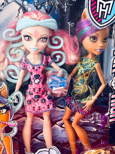 Muñecas Monster High Clawdeen Y Viperine 2014