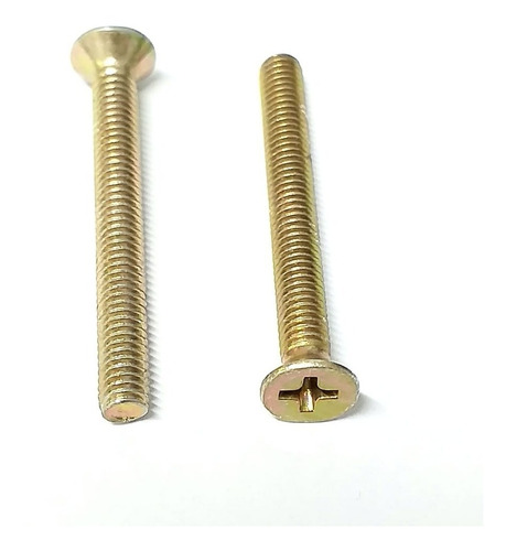 Parafuso Máquina Cabeça Chata Phillips M4 X 35mm 100 Peças