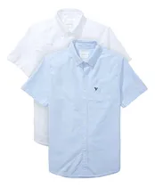 Comprar Paquete De 2 Camisas Oxf Everyday Manga Corta American Eagle