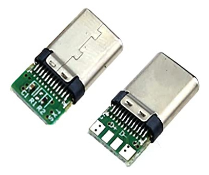 Conector Macho Teansic, 20 Unidades, Usb 3.1 Tipo C, Con