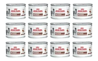 Pack 12 Latas Royal Canin Recovery X 195g Gatos/perros Caba