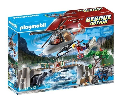 Playmobil Rescue Action Transporte Aéreo 70663 Intek
