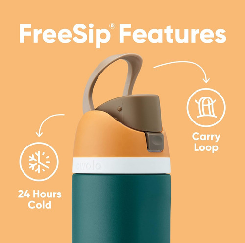 Termo Owala Freesip 32oz. Acero Inoxidable Malvavisco