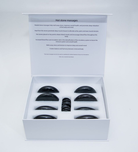Set De 16 Piedras De Basalto Para Masajes