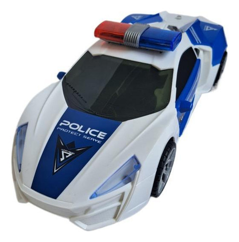 Carrinho Policial Tornado Com Sensor E Luzes Em 3d