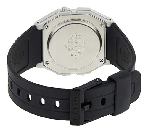 Reloj De Moda De Cuarzo De Silicona Plateado Clásico F91wm-7