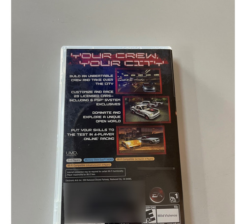 Jogo Psp - Need For Speed: Carbon Own The City Original (Recondicionado)