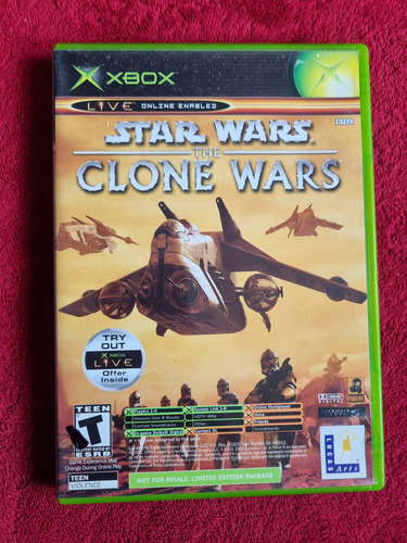 Star Wars: The Clone Wars / Tetris Worlds Combo (xbox, 2003) (Usado)