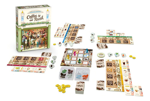 Mar Lúdico - Juego De Mesa En Español - Coffee Rush