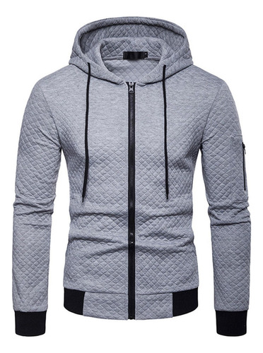 Tops Hombre Sudadera Gym Manga Larga Cordón Capucha P 9211