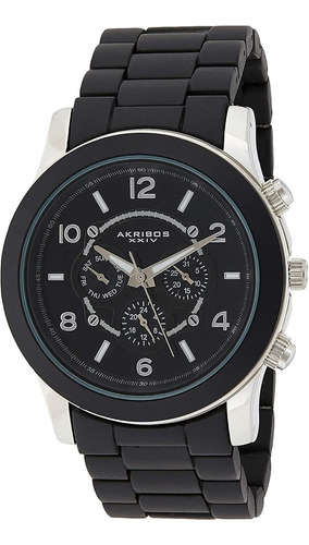 Reloj Akribos Xxiv Para Mujer 45mm Pulsera De Acero Inoxida