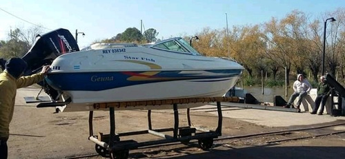 Lancha Geuna Motor Mercury 50hp 4 Tiempos 2011 Impecable.