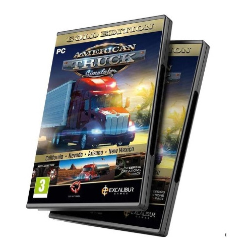 American Truck Simulator-gold Edition + Mapas De México-pc