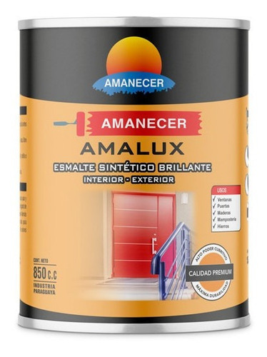 Amalux Esmalte Sintético Blanco 0,85 L  | Amanecer