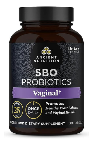 Ancient Nutrition Probiotics Vaginal 30 Cap Cuidado Femenino