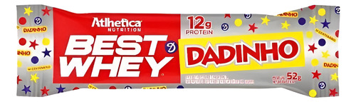 Best Whey Bar Atlhetica Barrinha (52g) - Sabor: Dadinho Dadinho