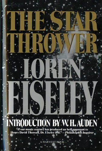 Star Thrower, De Loren Eiseley. Editorial Mariner Books, Tapa Blanda En Inglés