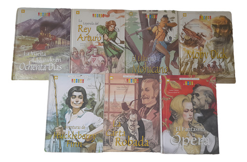 Libros Infantiles Coleccion Grandes Clasicos Genios 7 Ejs (Usado)