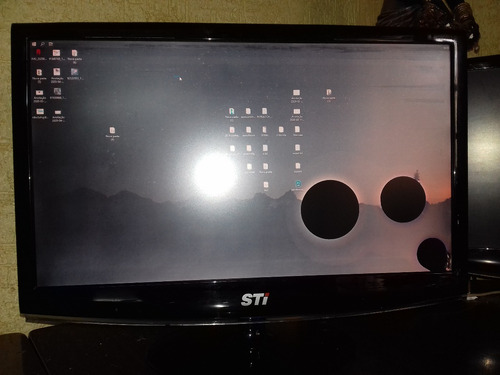 Monitor Pc Lcd 21.5 Sti Com Defeito Na Tela