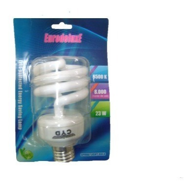 Bombillo Ahorr Espiral 23w, Cyd Eurodelux 110v, E27, 6500k