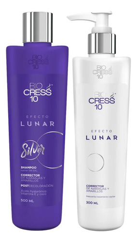 Champu + Tratamiento Matizante Efecto Lunar Biocress