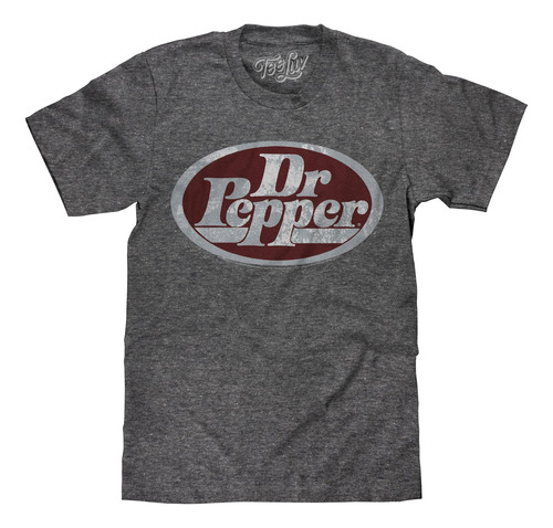 Tee Luv Camisa Desgastada Con Logotipo De Dr Pepper Para Hom