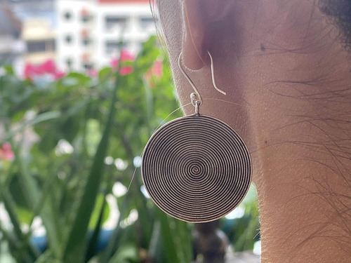 Pendientes Colgantes Grandes Boho Étnicos De Plata De ...