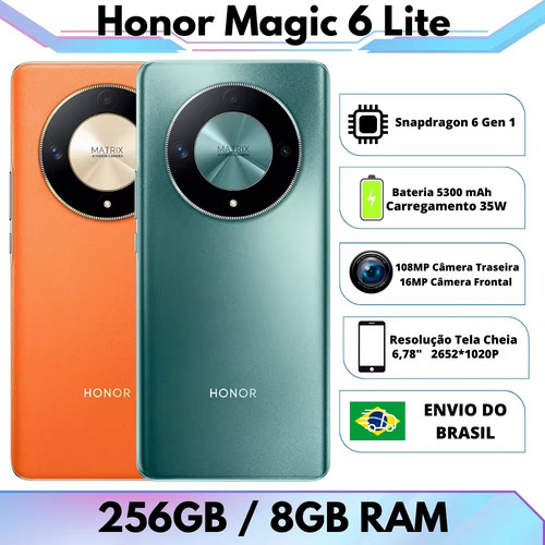 Honor Magic 6 Lite Dual Sim 256 Gb 8 Gb Ram Com 5g E Nfc