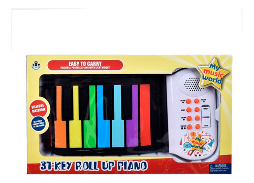 Piano De Goma Enrollable De 31 Teclas
