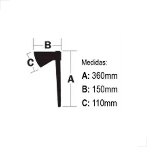 Machadinha Resistencia Superior Com Bainha Marrom