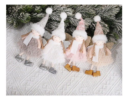 Qk 4 Adornos Colgantes Muñecos Cuentos Hadas Navideños
