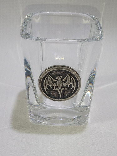 Vaso Corto Shot Bacardi Original Sello Metálico 6cms