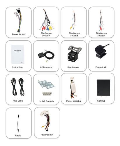 6+128g Auto Estéreo Táctil Para Renault Clio 4 Zoe 2016-2019