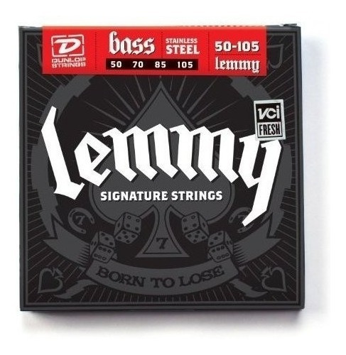 Dunlop Lemmy Kilmister Icono Serie Lks50105 Acero Inoxidable