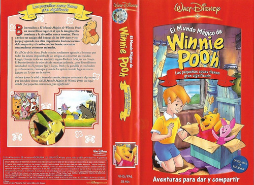 Winnie Pooh El Mundo Magico De Winnie Pooh Vhs Walt Disney