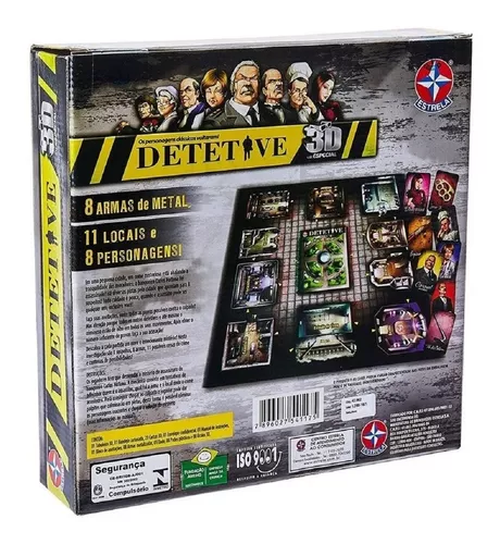 Jogo de Tabuleiro - Detetive com Aplicativo - Estrela