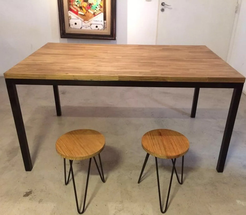 Mesa De Comedor Estilo Industrial Para Toda La Vida Varias M