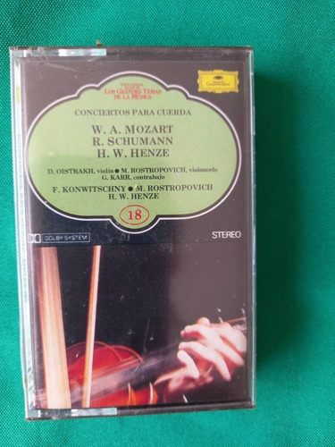 Cassette Los Grandes Temas De La Musica 18 Varios Leer
