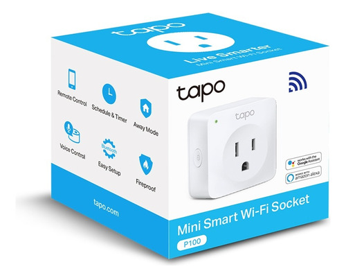 Mini Enchufe Smart Tp-link Wi-fi 2.4 Ghz Tapo P100 1-pack