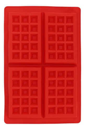 Molde De Waffles De Silicona Segura Y Fácil De Desmoldar