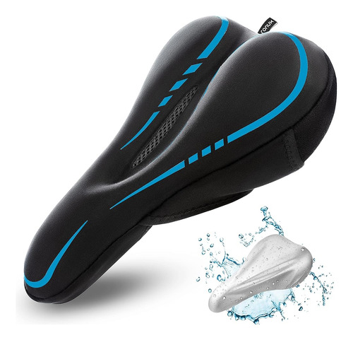 Ronux Narrow Bike Seat Cushion-extra Soft Comfy Bicycle Seat