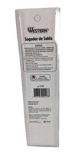 Imagem 5 de 5 de Sugador De Solda Profissional Western Plastico Refor. K4217
